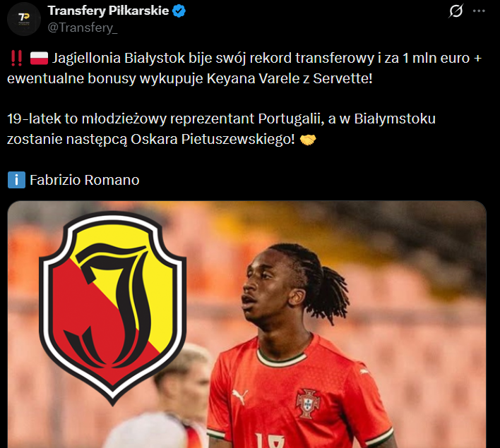 Jagiellonia BIJE SWÓJ REKORD TRANSFEROWY!
